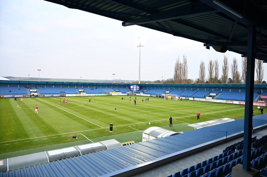 Jedným z prvých štadiónov, kde sa bude hrať predkolo Slovnaft Cupu 2025/26 je aj ten v Senici (na fotke)