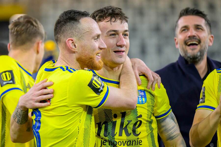 Dávid Gallovič a Dominik Kružliak z FC Košice.