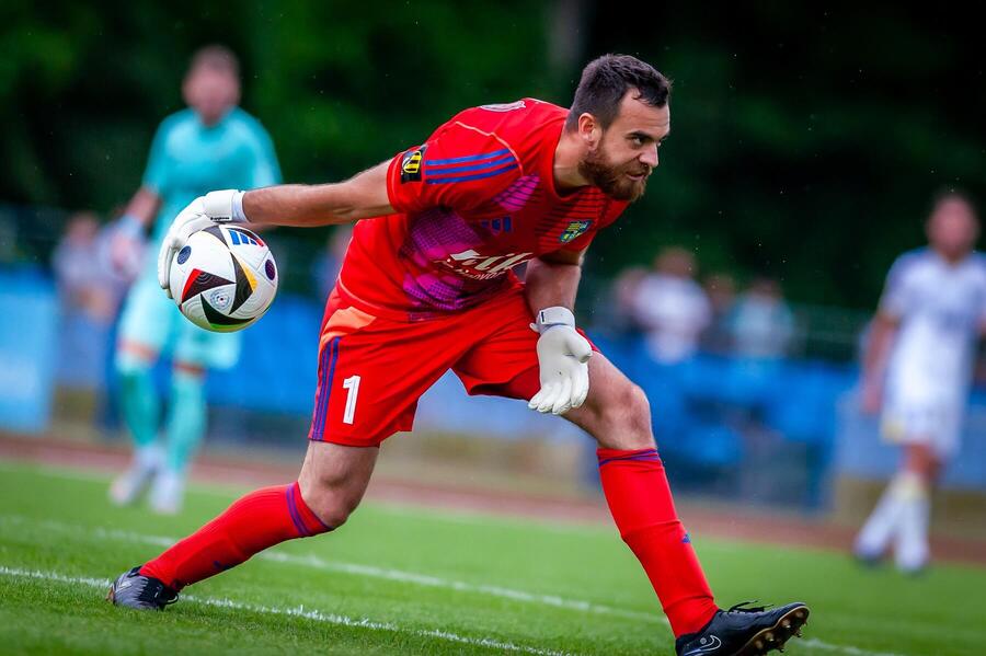 Brankár FC Košice Dávid Šípoš.