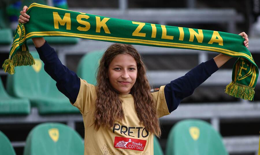 Fanúšička MŠK Žilina