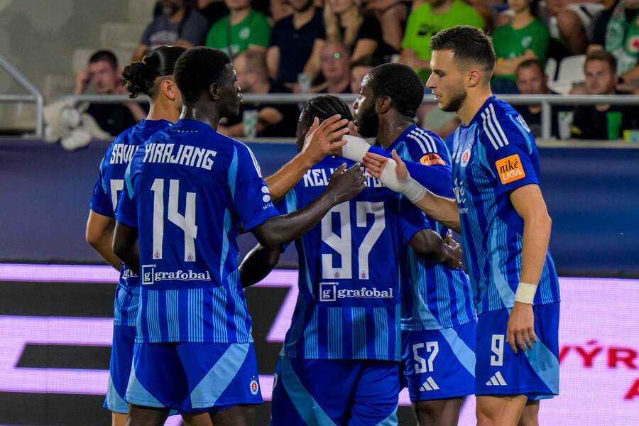 Hráči ŠK Slovan Bratislava.