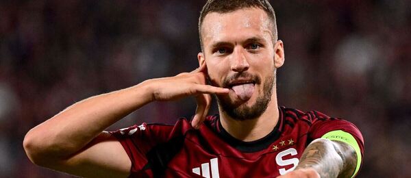 Slovenský reprezentant a kapitán AC Sparta Praha Lukáš Haraslín.