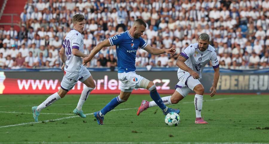 Erik Prekop v drese Baníku Ostrava