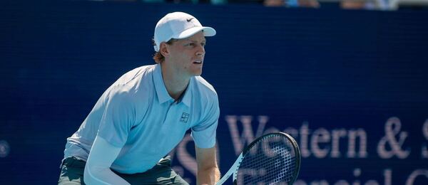 Jannik Sinner na turnaji Cincinnati Open 2025