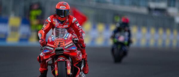Líder šampionátu Marc Márquez počas tréningu v Maďarsku.
