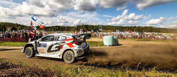 Sébastien Ogier počas Rally Finland 2025