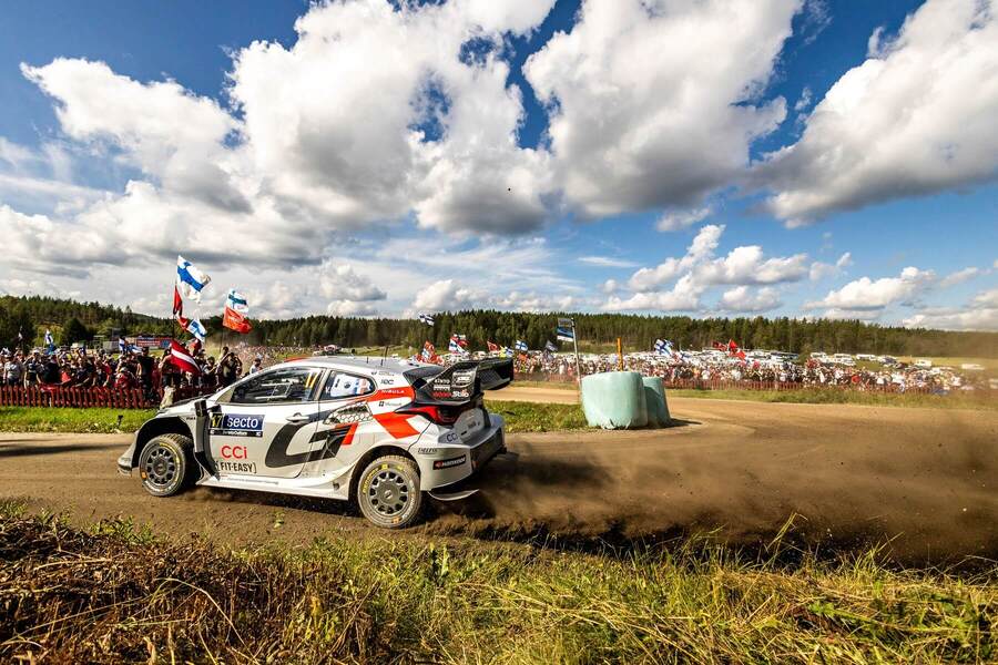 Sébastien Ogier počas Rally Finland 2025