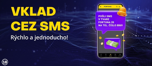 Vklad cez SMS do Fortuny