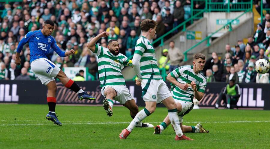 Moment zo zápasu Rangers vs. Celtic