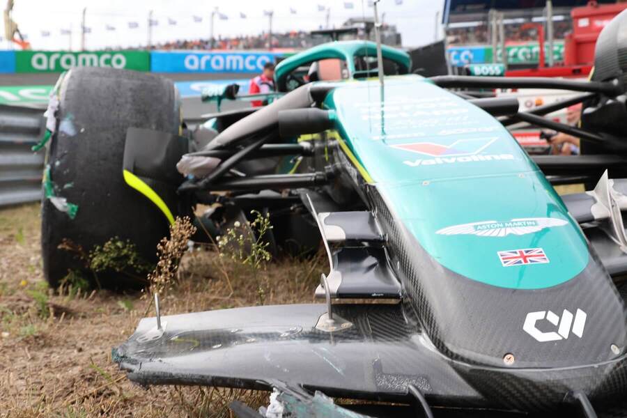 Aston Martin Lanceho Strolla po 2. tréningu na VC Holandska 2025