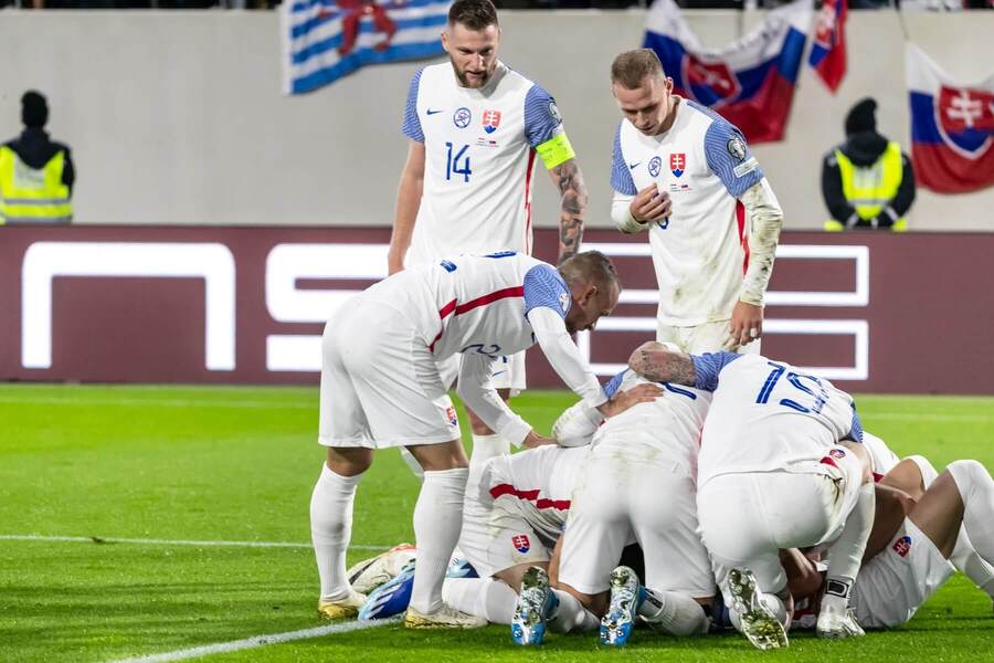 Luxembursko vs. Slovensko (0:1) október 2023.