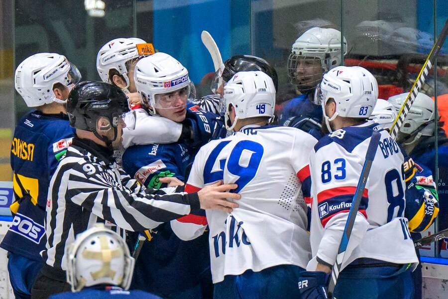Strkanica v zápase Slovan vs. Spišská Nová Ves