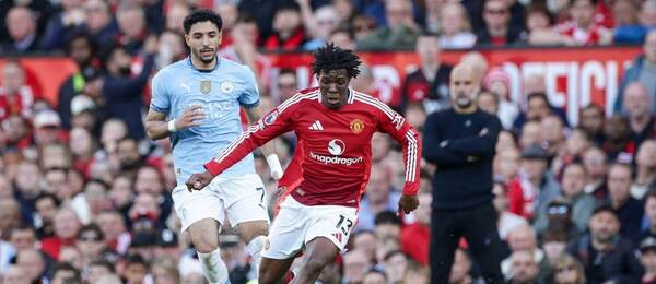 Patrick Dorgu (Man United) a Omar Marmoush (Man City).