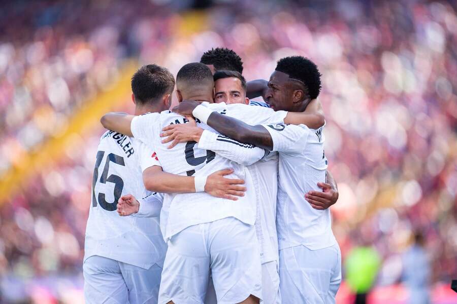 Futbalisti Realu Madrid.