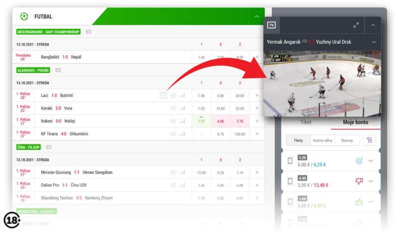 Ako sledovať live stream v&nbsp;DOXXbete