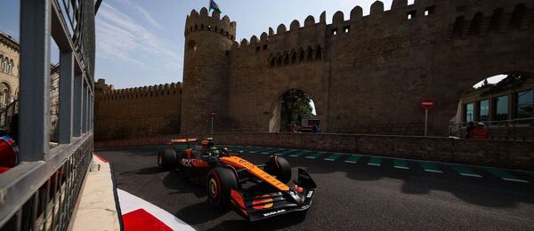 Lando Norris na VC v Baku 2025