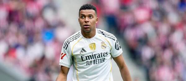 Kylian Mbappé, útočník Realu Madrid.