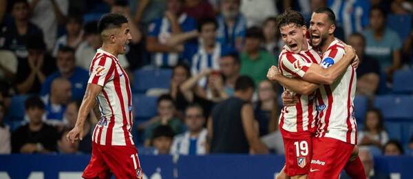 Futbalisti Atlético Madrid.