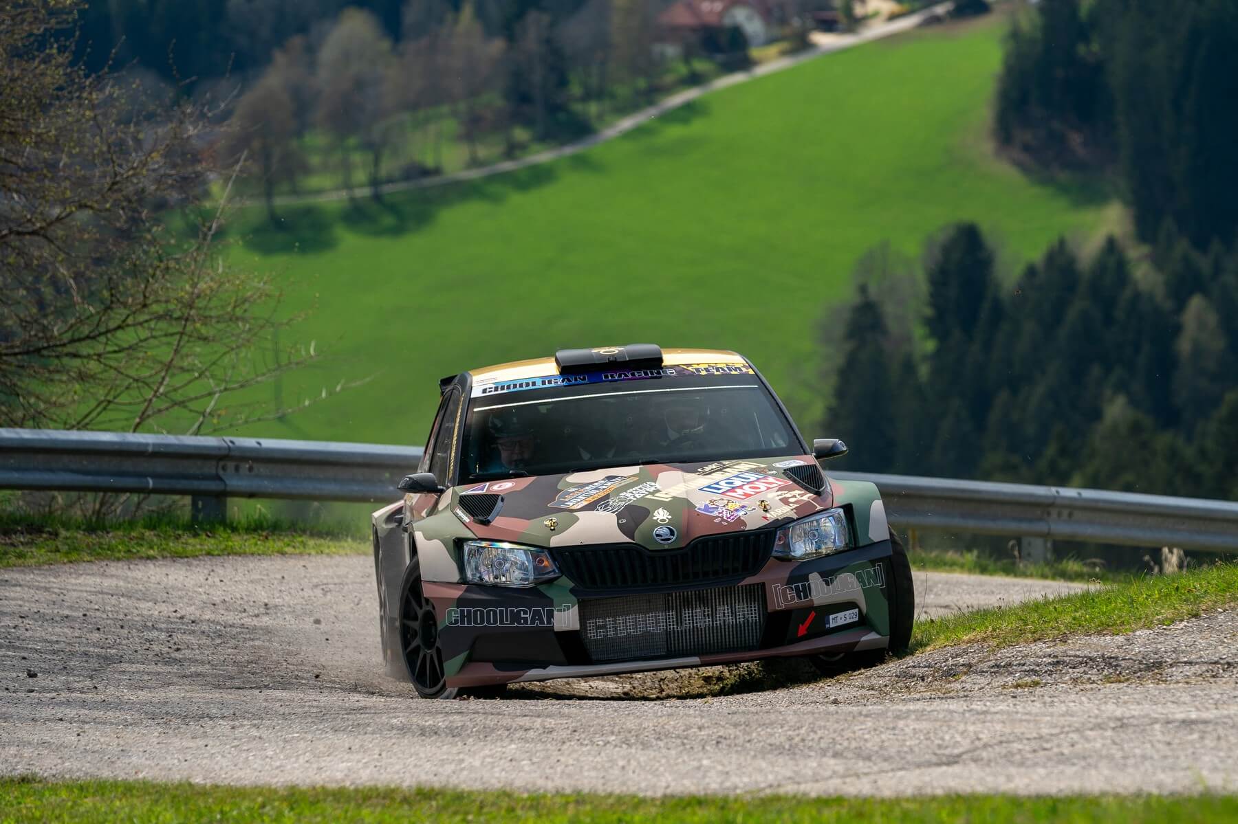 Róbert Kolčák na Škoda Fabia RS Rally2 obsadil v roku 2024 na Rally Liptov 2. miesto