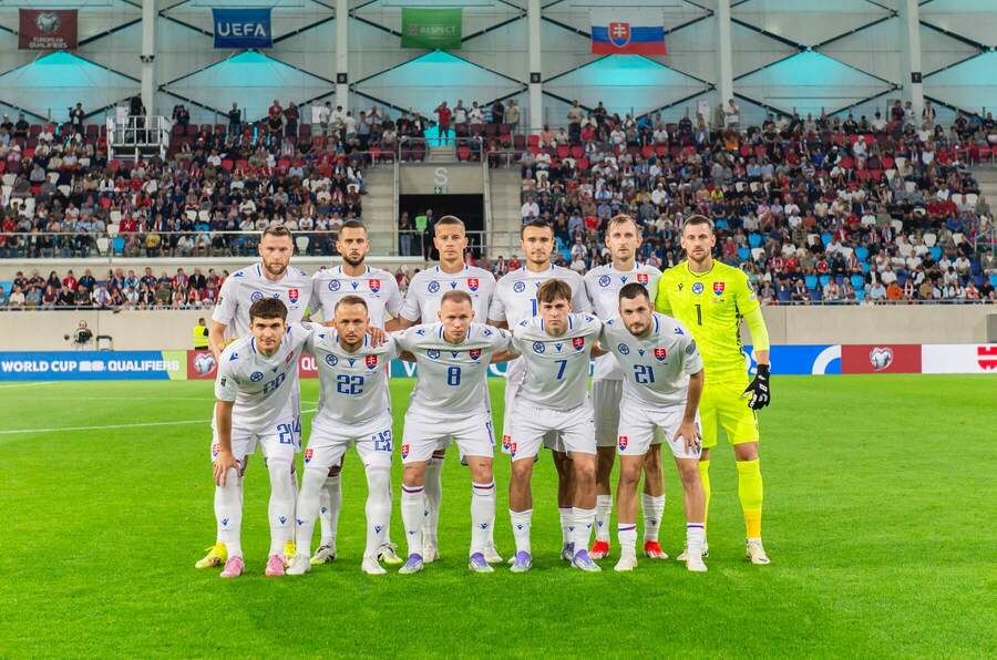 Futbalisti Slovenska.
