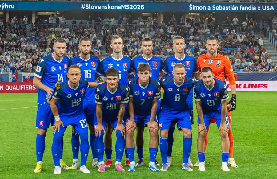 Základná zostava Slovenska proti Nemecku v septembri 2025.