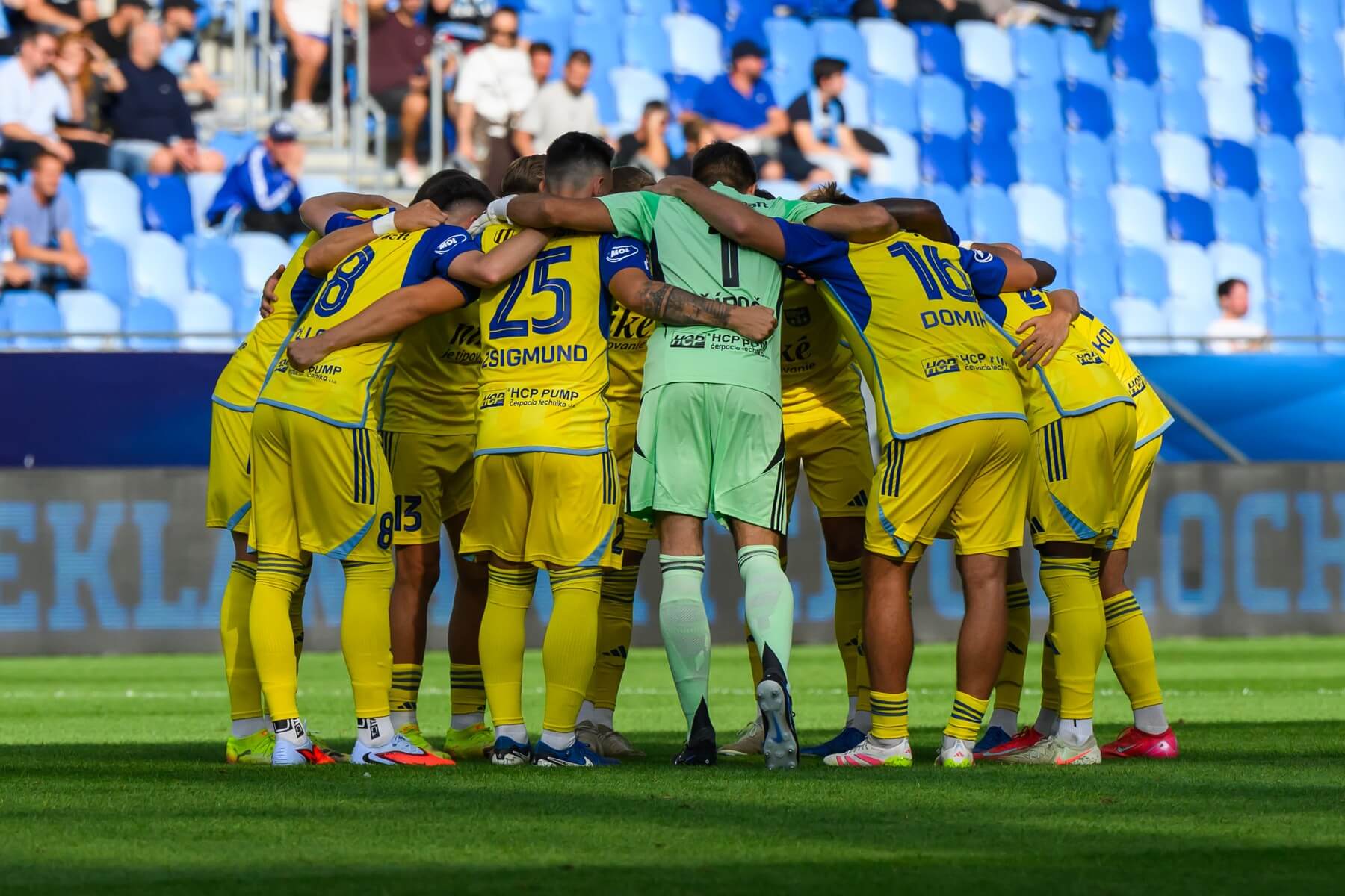Futbalový tím FC Košice v zápase 6. kola Niké ligy 2025/26