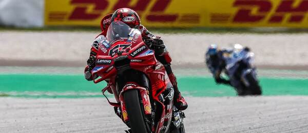 Francesco Bagnaia na Ducati počas šprintu v Malajzii. Francesco Bagnaia na Ducati počas šprintu v Malajzii.
