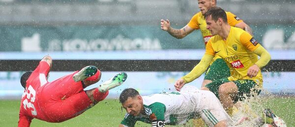 MFK Skalica vs. MŠK Žilina v zápale hry