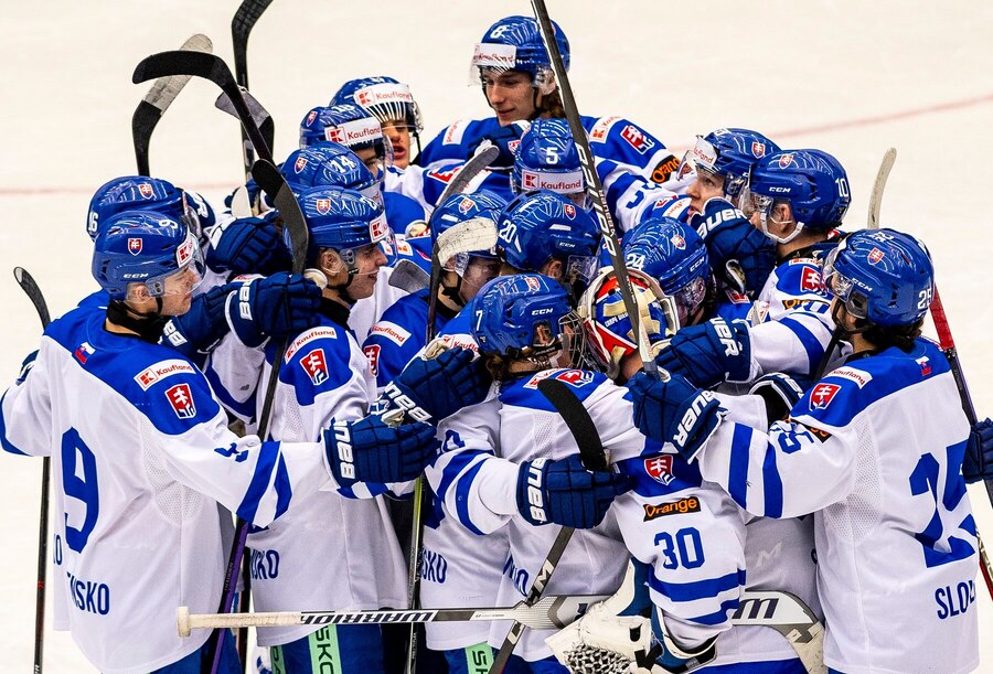 Slovenskí hokejisti do 20 rokov.