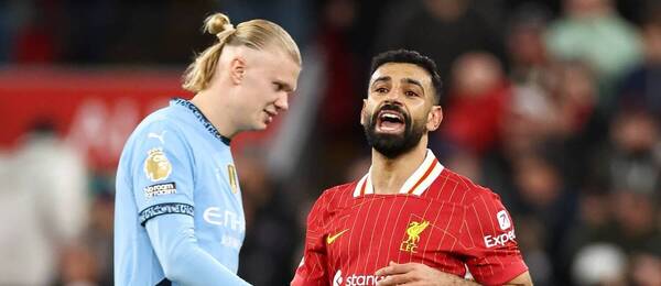 Erling Haaland a Mohamed Salah.