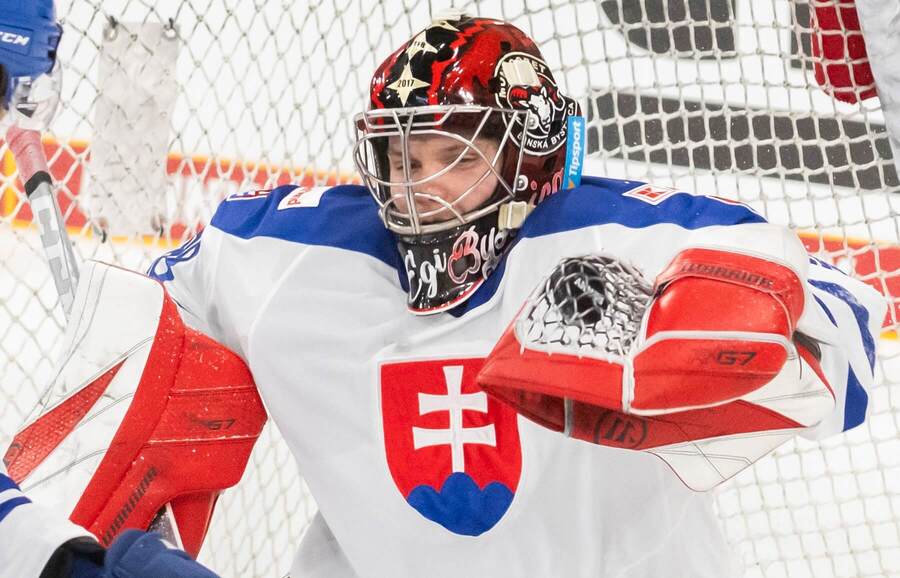 Eugen Rabčan podal v zápase proti Lotyšsku na Nemeckom pohári výborný výkon.