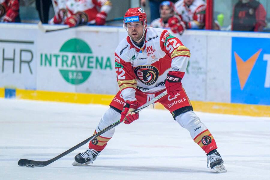 Erik Ullman v drese HC Prešov