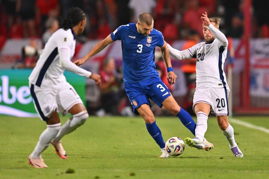 Anglicko vs. Srbsko v kvalifikácii na MS 2026