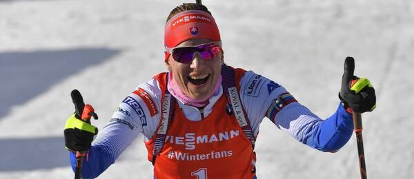 Anastasiya Kuzmina v Holmenkollene 2019