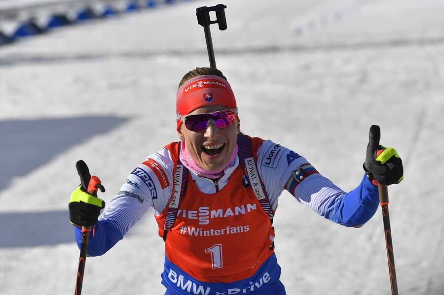 Anastasiya Kuzmina v Holmenkollene 2019