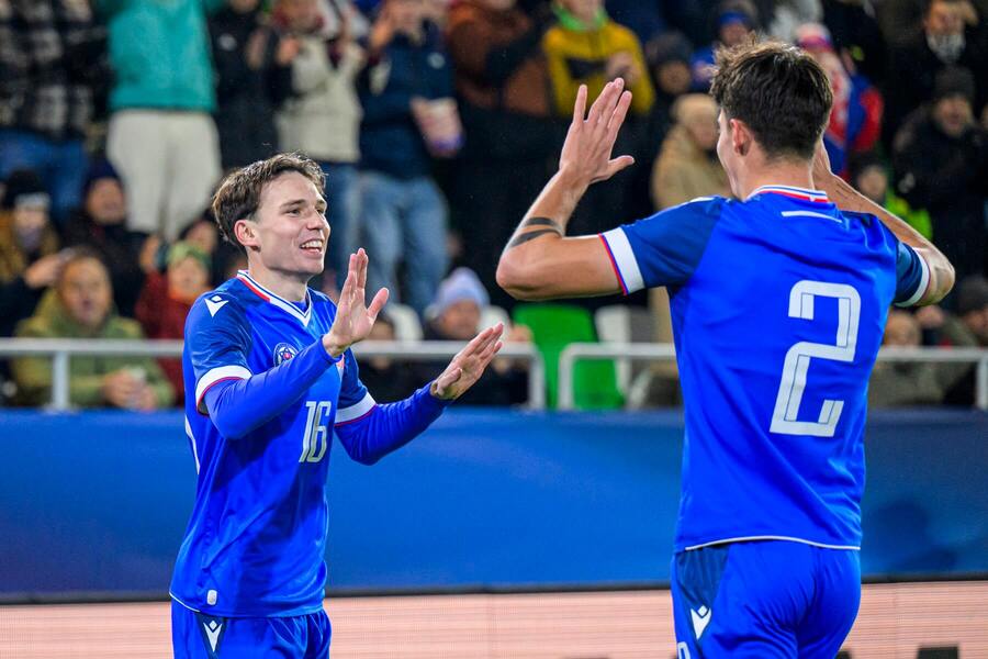 Adrián Fiala a Tobiáš Pališčák, reprezentanti Slovenska vo futbale do 21 rokov