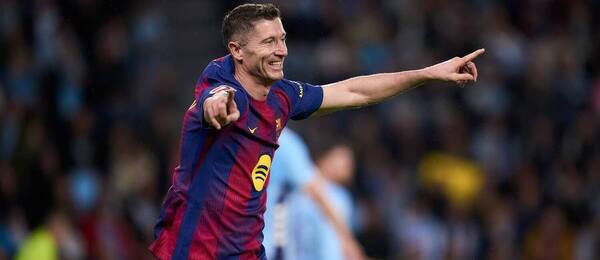 Útočník Robert Lewandowski.