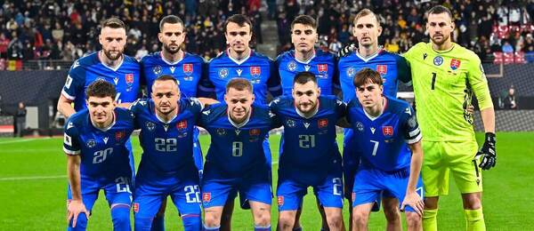 Reprezentácia Slovenska pred zápasom v Nemecku v kvalifikácii o postup na MS 2026