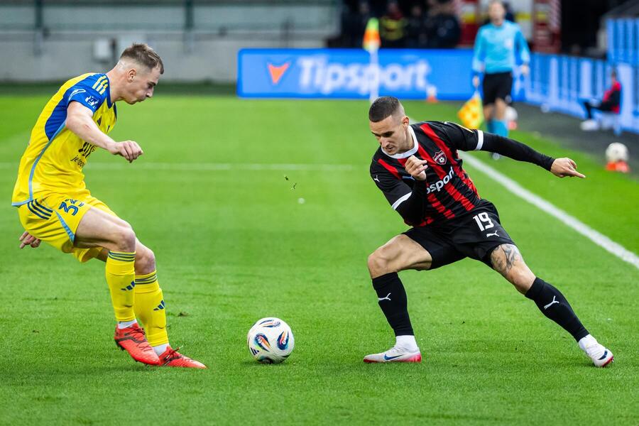 Momentka zo zápasu Košice vs. Trnava (Niké liga, futbal)