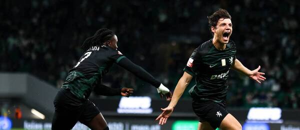 Eduardo Quaresma (Sporting Lisabon) sa teší z gólu