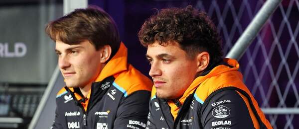 Oscar Piastri a Lando Norris