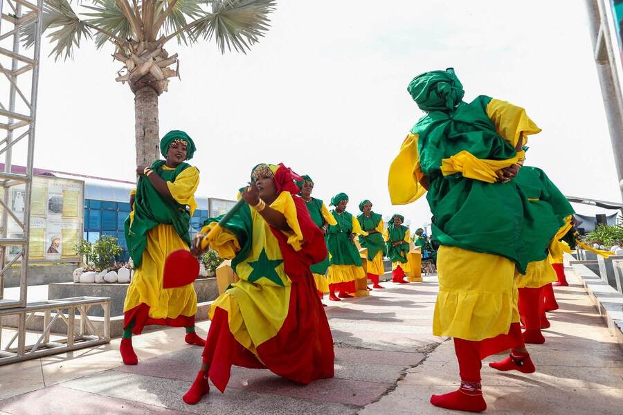 Fanúšikovia Senegalu