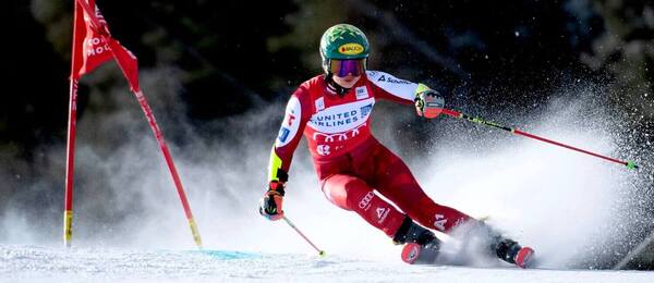 Julia Scheib v obrovskom slalome v Copper Mountain 2025