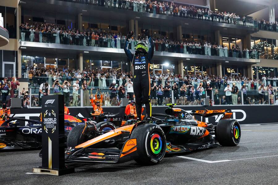 Lando Norris ako majster sveta F1 v roku 2025