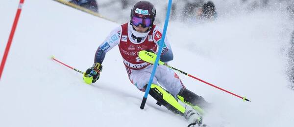 Nór Atle Lie McGrath počas slalomu vo Val-d Isère v sezóne SP 2024/25