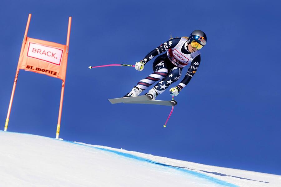 Lindsey Vonn letí pre pamätná víťazstvo v St. Moritzi