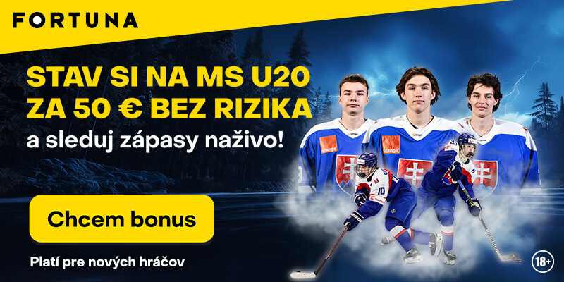 Kliknite TU a&nbsp;tipujte MS U20&nbsp;2026 so&nbsp;stávkou bez&nbsp;rizika