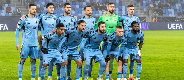 Zostava Slovana v poslednom zápase Konferenčnej ligy proti BK Häcken.