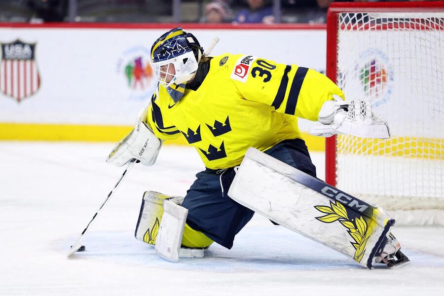 Love Harenstam v&nbsp;bránke Švédska na&nbsp;MS U20