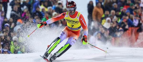 Loic Meillard, nočný slalom Madonna di Campiglio 2025